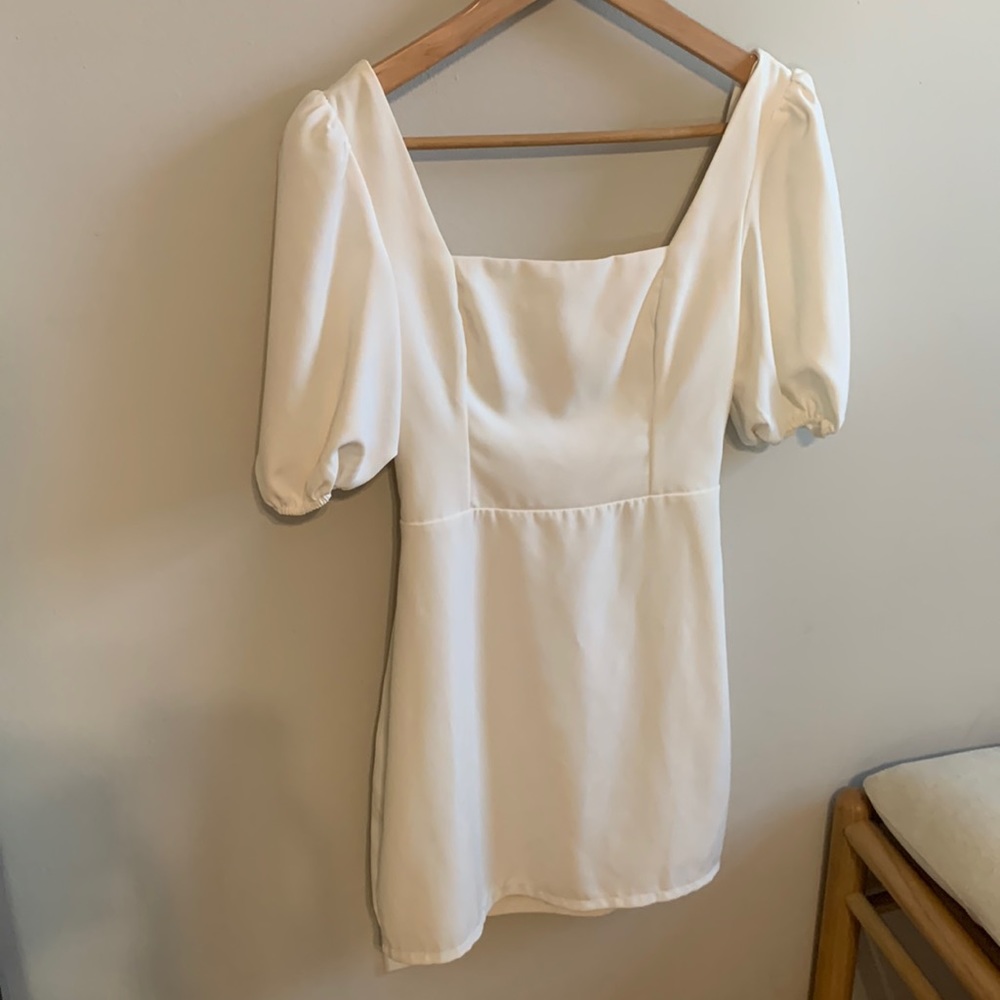 Lulus puff sleeve mini dress